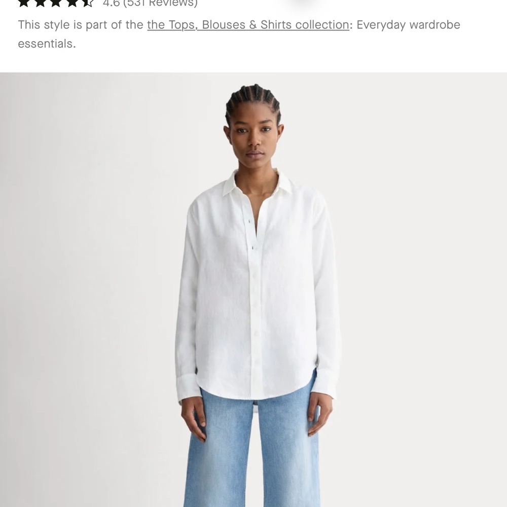 White Button-Up Shirt